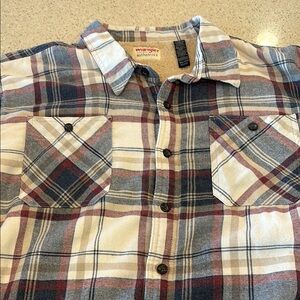 Wrangler Authentics Men's Long Sleeve Sherpa Lined Shirt Jacket 3XL